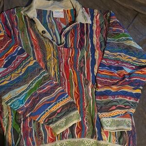 COOGI Multicolor Patterned Sweater